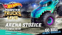 Osvojite ulaznice za nevjerojatne Hot Wheels ® Monster Trucks avanture u Ljubljani