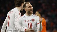 [FOTO] Christian Eriksen zabio za Dansku protiv Nizozemaca 288 dana nakon srčanog udara na Euru; Dani Olmo u 90. za trijumf Španjolske