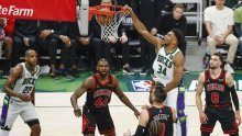 Aktualni NBA prvaci Bucksi razbili Chicago Bullse, Hawksi u dramatičnoj završnici bolji od Miamija, Phoenix vratio 'break'...