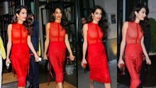 Vatrenocrvena kao magnet za poglede: Amal Clooney izgleda fenomenalno u prozirnoj haljini