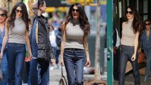 Amal Clooney dobro zna da je skinny trapericama odzvonilo: Pogledajte kako kombinira popularni široki model