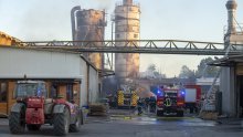 [FOTO/VIDEO] Eksplozija silosa u Velikom Bukovcu: Požar pod kontrolom, radnik lakše ozlijeđen