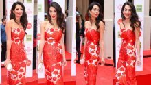 Crvena je njezina omiljena boja: Haljine cvjetnog uzorka hit su i ovog proljeća, a evo koji je model odabrala Amal Clooney