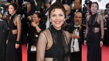 Grudnjak u prvom planu: Maggie Gyllenhaal pokazala modnu odvažnost u crnom od glave do pete