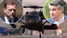 [FOTO/VIDEO] Milanović i Banožić zajedno na preuzimanju helikoptera Black Hawk na Plesu, pogledajte na što je to sličilo