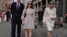 Monegaška princeza Caroline i njezina najmlađa kći dijele modni ukus: U Rimu su se pojavile u istim kultnim cipelama