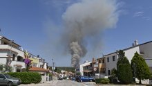 [FOTO/VIDEO] Veliki požar kraj Pule pod nadzorom, izgorjelo desetak hektara šume