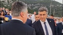 Ipak se dogodilo: Milanović napravio korak unatrag i rukovao se s Plenkovićem, pogledajte