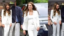 Investicija koja se isplati: Kate Middleton osvanula u bijelom odijelu od 17 tisuća kuna koje nosi već godinama