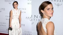 U bijeloj haljini zavodljivog proreza: Emma Watson na gala večeri zablistala poput mladenke