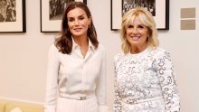 I dok je kraljica Letizia pokazala dobro poznatu eleganciju, Jill Biden je stigla u odličnoj kožnoj haljini