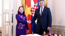 Plenković primio u Banskim dvorima potpredsjednicu Vijetnama Vo Thị Anh Xuan