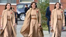 Jesenska paleta dobro joj stoji: Kate Middleton od glave do pete u nijansama bež boje i uopće ne izgleda dosadno