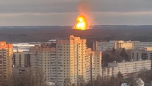 [VIDEO] Izbio velik požar u blizini St. Peterburga, eksplodirao plinovod