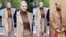 Samo princezi Charlene polazi za rukom ovu 'dosadnu' nijansu učiniti toliko elegantnom i chic