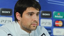 Corluka looking at fine over fan row