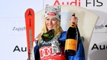 Mikaela Shiffrin po peti je put okrunjena za Snježnu kraljicu, a nakon utrke je imala poruku za organizatore: Svaka čast!