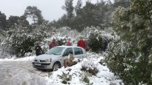 Korčula, Vis i Pelješac pod snijegom, Dalmacija odsječena