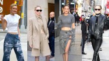 Pletivo, koža i traper: Gigi Hadid prošetala trendi outfite i pokazala zašto nosi titulu modne ikone