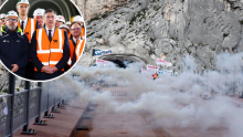 [FOTO/VIDEO] Konačno spojen most iznad Cetine, Plenković: 'Ovo je sjajan dan za Omiš!'