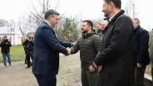 [FOTO/VIDEO] Andrej Plenković na komemoraciji sa Zelenskim u Buči: 'Prisjećamo se užasa koje je počinila ruska vojska i odajemo počast herojima!'