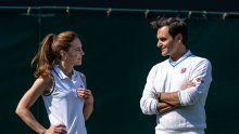 Kate Middleton i Roger Federer vježbaju u Wimbledonu, donosimo snimku