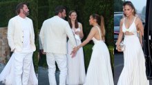 Kao na vjenčanju: Jennifer Lopez i Ben Affleck zablistali u bijelom