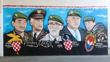 Ovo je mural posvećen braniteljima koji neki u Velikoj Gorici žele ukloniti