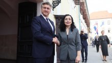 Plenković i Osmani u Banskim dvorima razgovarali o napadu na Kosovo