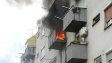 Izgorio balkon stana u Požegi