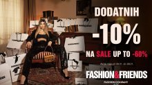 Ovaj vikend ne propustite veliku akciju dodatnih popusta na već sniženi asortiman u Fashion&Friendsu