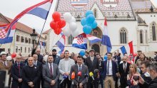 Most, Hrvatski suverenisti i Nezavisna lista mladih predali liste, pa zapjevali na Markovu trgu