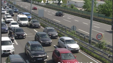 Lančani sudar na A1: Kroz tunel sv. Marko vozi se usporeno, jednim trakom