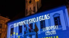 Spektakularnom igrom svjetla obilježena završnica kampanje za europske izbore