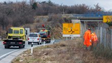 Prometna nesreća na ulaznom kraku čvora Hreljin; Na čvoru Zagreb zapad kolona