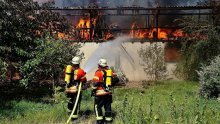 Diverzija u blizini kampa hrvatske reprezentacije, vatra 'progutala' restoran