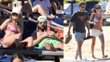 Vruće igrice u plićaku: Heidi Klum i njezina kći Leni s partnerima  uživaju kao da su sami na plaži