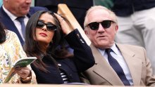 Ni ne trudi se sakriti ih: Salma Hayek na Wimbledonu ponosno pokazala svoje sijede