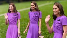 Kate Middleton izgleda sjajno: Oduševila u ljubičastoj haljini koja skriva posebno značenje