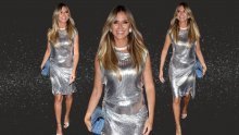 Heidi Klum blista u srebrnoj haljini i izaziva zavist ubojitom linijom u petom desetljeću života