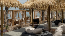 Noćas u potpunosti izgorio luksuzni beach bar Lux u istarskom Peroju