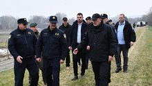 Božinović na riječnoj granici s BiH: Hrvatska policija godišnje spasi oko 100 migranata od pogibelji