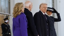 Jill i Melania nisu krile netrpeljivost dok je 'izgubljeni' Biden poželio Trumpu 'dobrodošlicu'