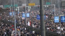 Deseci tisuća ljudi paralizirali Beograd: Završila 24-satna studentska blokada