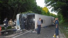 Autobus se prevrnuo pri brzini većoj od 100 km/h