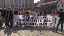 Prosvjedom pred Vladom kriminalisti zatražili zapošljavanje