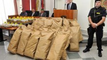 Zaplijenjeno 233 kg marihuane vrijedne 4 mil. kuna