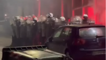 VIDEO Napeto u Lazarevcu: Policija osigurava SNS nakon poveće tučnjave