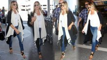 Jennifer Aniston stalno u istom modelu traperica i sandala