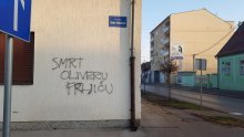 SDP osudio grafit u kojem se prijeti smrću Frljiću